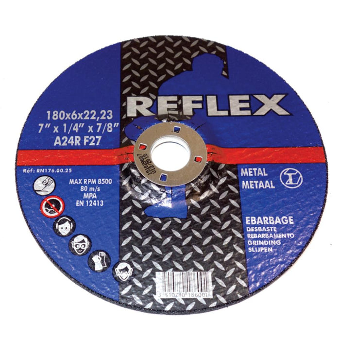 reflex abrasives 7" grinding wheel