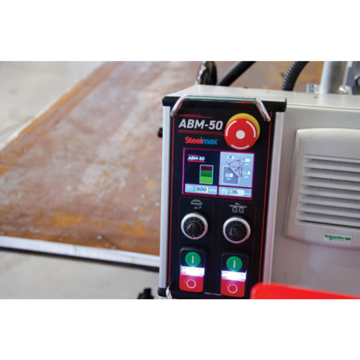 Steelmax ABM 50 Auto Feed Double-Sided Beveling Machine