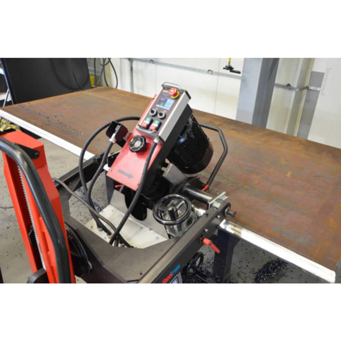 Steelmax ABM 50 Auto Feed Double-Sided Beveling Machine