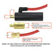 diagram of water cooled dinse 35 tig torch adapter with diagram and dimensions