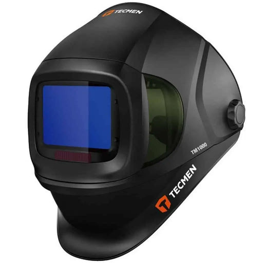 Tecmen TM1000 welding helmet with lens flipped closed