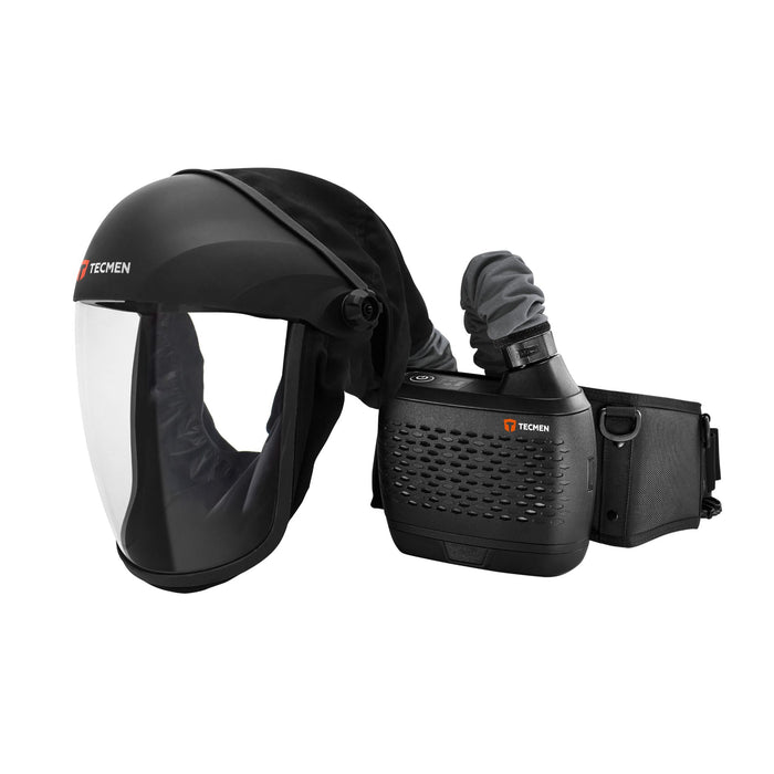 Tecmen TM-SV Air Fed Grinding Shield W/ Free Flow Pro Blower