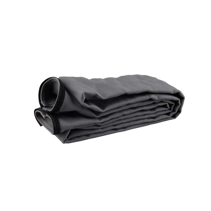 folded grey fabric breathing hose cover for Tecmen PAPR