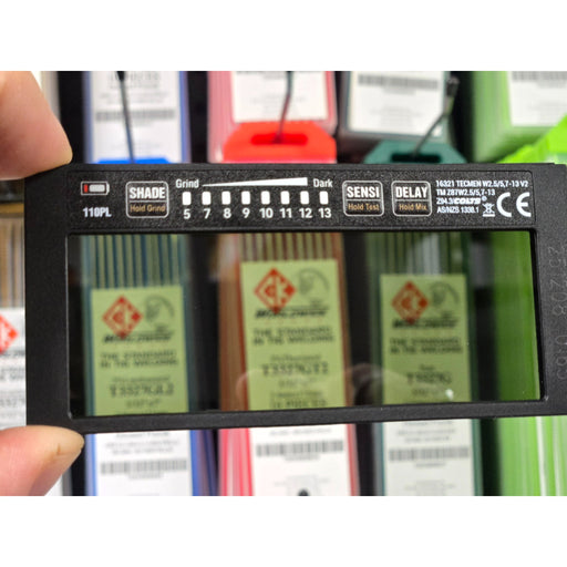 view through tecmen 2x4 auto darkening lens