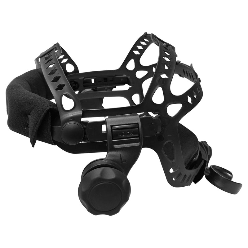 side view of tecmen welding helmet headgear