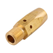 Isometric back view of Miller Style Gas Diffuser/Contact Tip Holder 169728 for Miller M-Series MIG Guns