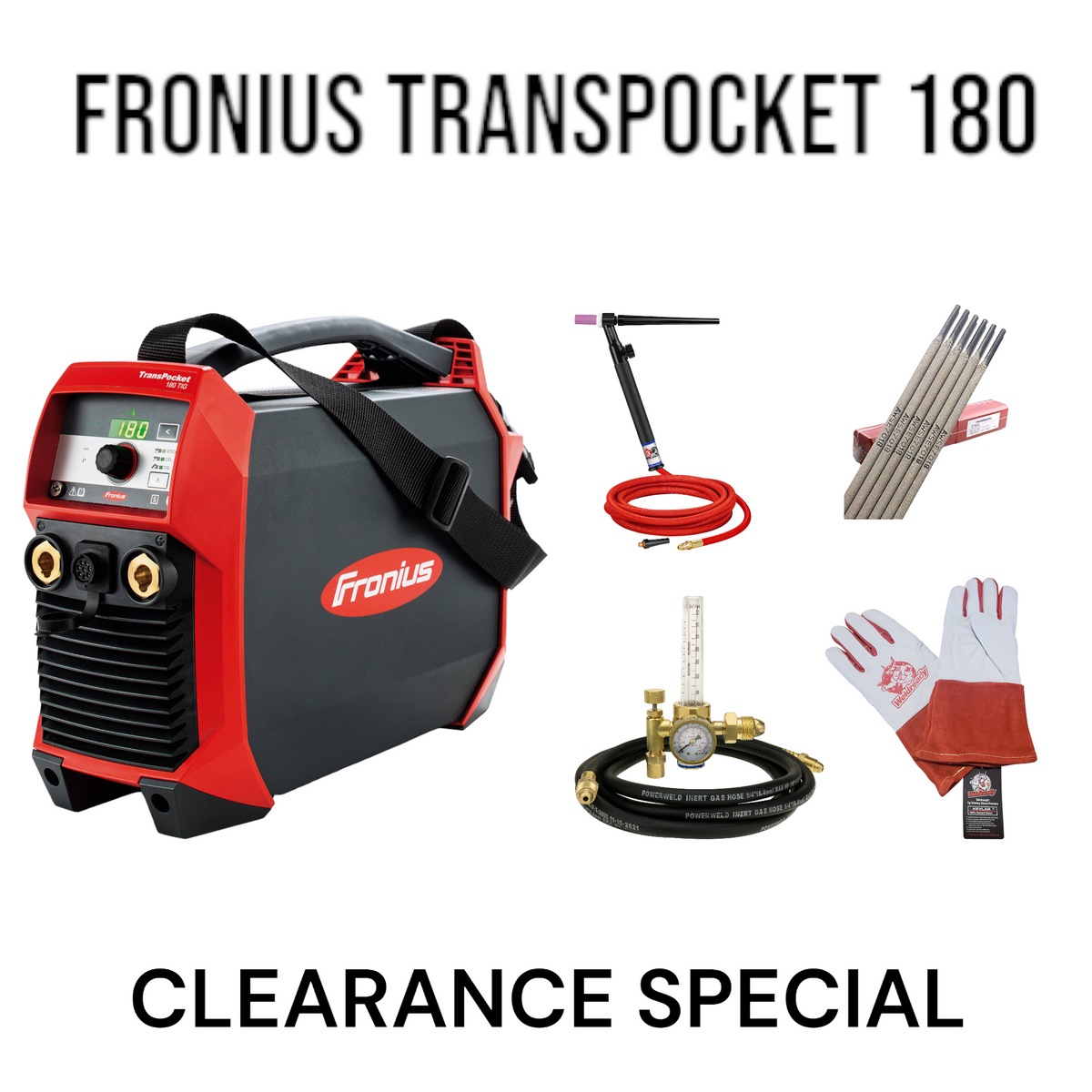 Transpocket Fronius TransPocket 180 Portable Stick/TIG Welder - PULSED STICK ...