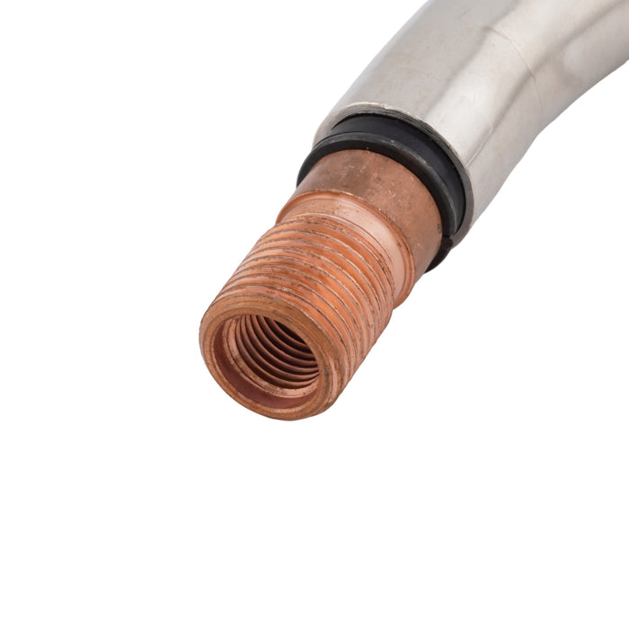 close up of tweco conductor tube where it connects to 54A gas diffuser