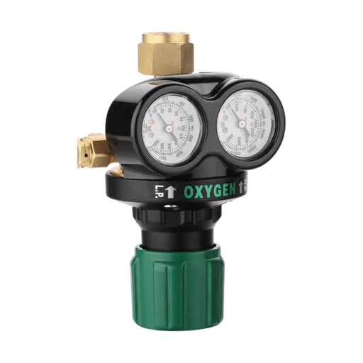 angled view of victor edge oxygen regulator