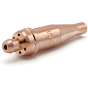 rear view of size 1 heavy duty oxy acetylene cutting tip