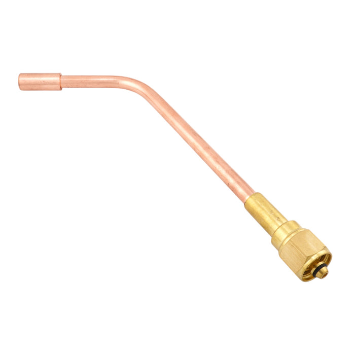 Isometric view of Victor-style heating attachment - Size #8-MFA