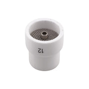 Weldready FRK FP12 White Ceramic TIG Cup W/ Diffuser Screen