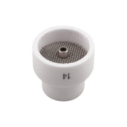 Weldready FRK MK14 White Ceramic TIG Cup W/ Diffuser Screen