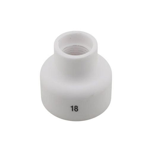 Weldready FRK BBL Size #18 White Ceramic TIG Cup W/ Diffuser Screen