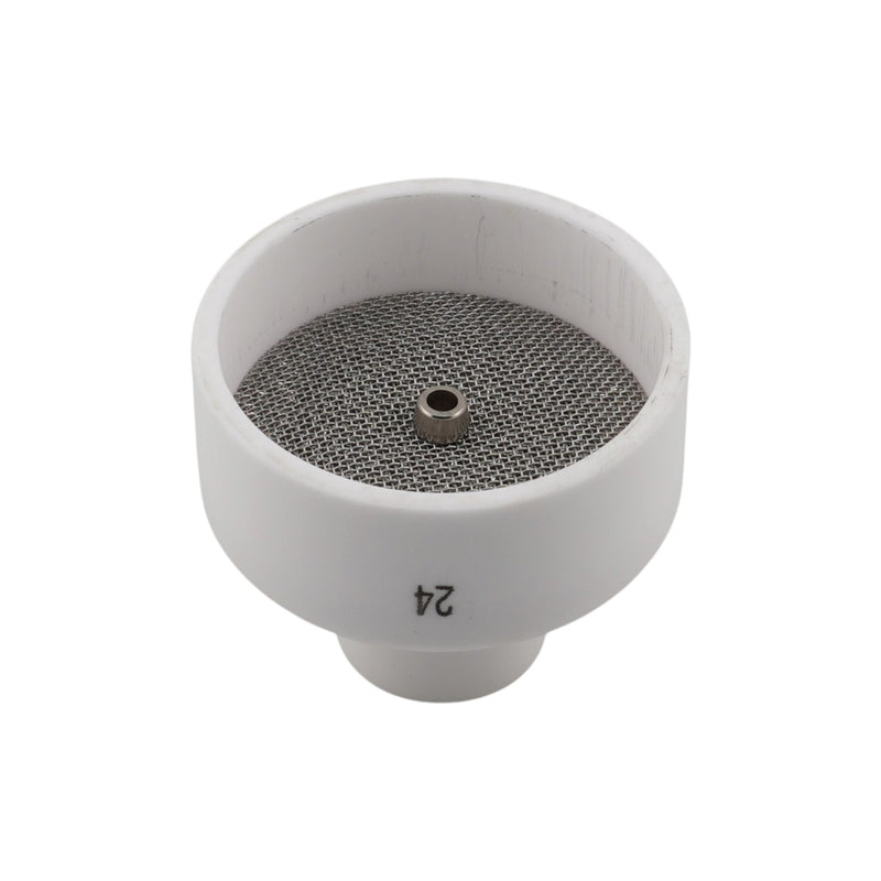 Weldready Size #24 White Ceramic TIG Cup W/ Diffuser Screen