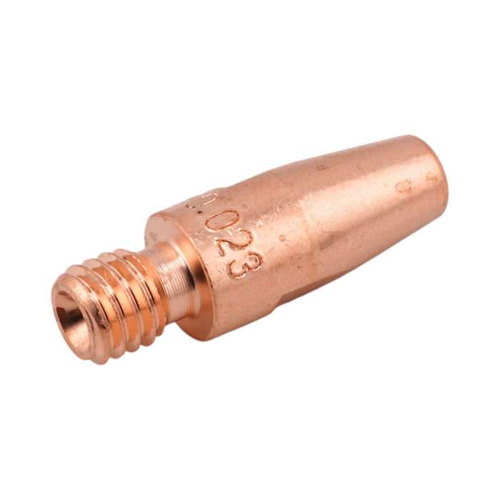 Isometric view of .025 Binzel Style Fronius M6 Contact Tips for Steel 42,0001,4928,10