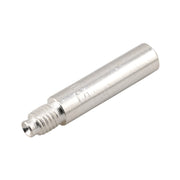 Isometric view of CuCrZr ultra duty silver coated Tweco style 14 series 14H-35Z (Silver) contact tip
