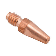 Isometric view of Fronius style M8 42,0001,6465,10Z CuCrZr contact tip for steel