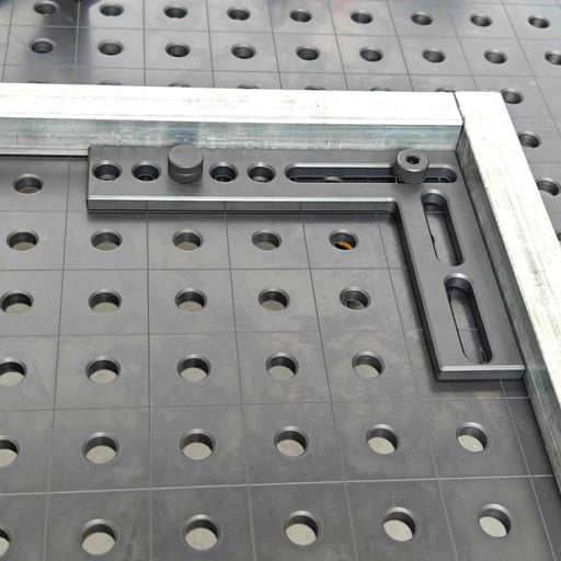 View of 250mm Flat Square for 16mm Welding Tables