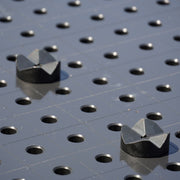 Lifestyle image of Vario Prism with Screwed-In Collar Ø 50mm for 16mm Welding Fixture Tables