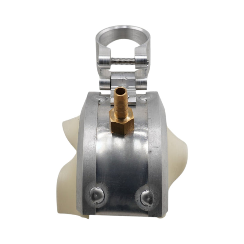Weldready Pipe Trailing Shield 3" - 5" back view