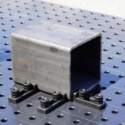 90 X Stop and Clamping Square for 16mm Welding Tables lifestyle view 