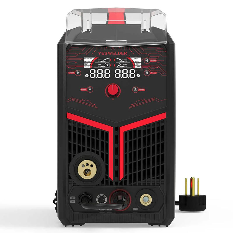 Connections view of the YesWelder YWM-200 welder