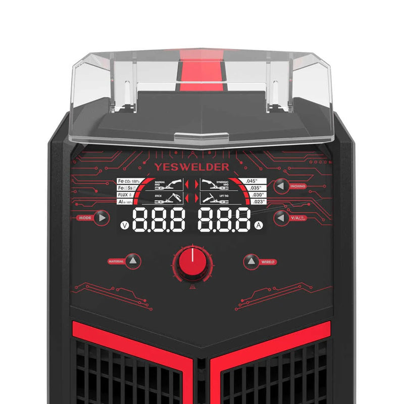 Screen view of the YesWelder YWM-200 welder