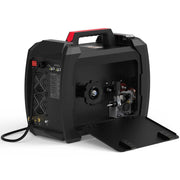 inside view of yeswelder mp200 showing where to put a spool of mig wire