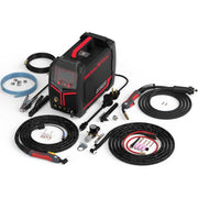 yeswelder mp200 welder with all accessories laid out