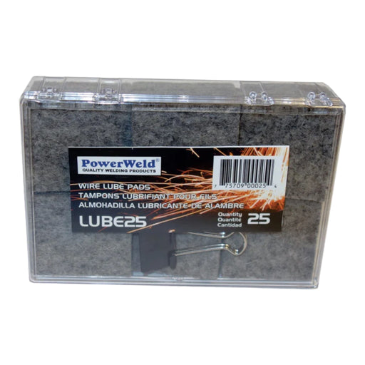 PowerWeld Wire Lube pads 25 pack