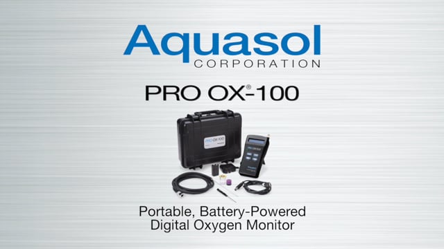 marketting video for aquasol pro ox-100 weld purge monitor kit