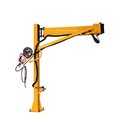demonstration video of hydraulic welding boom