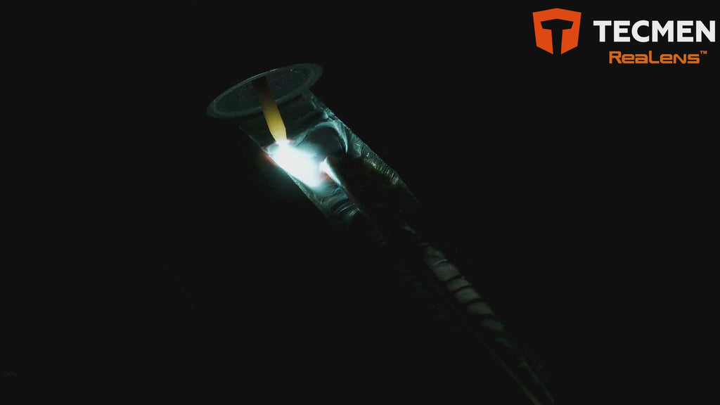 Real video of a TIG weld using Tecmen welding helmet