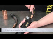 instructional video showing how to replace tweco mig gun neck