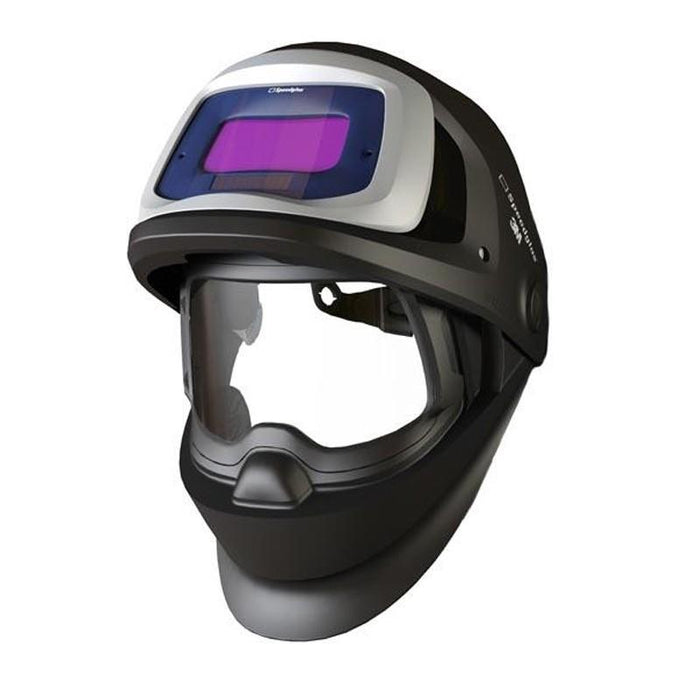 3M Speedglas 9100 FX welding helmet with 9100XXi auto-darkening lens, visor flipped up