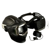 speedglas 9100MP welding helmet with adflo PAPR respirator and flip front closed