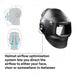 infographic of g501 welding helmet showing adjustable air flow