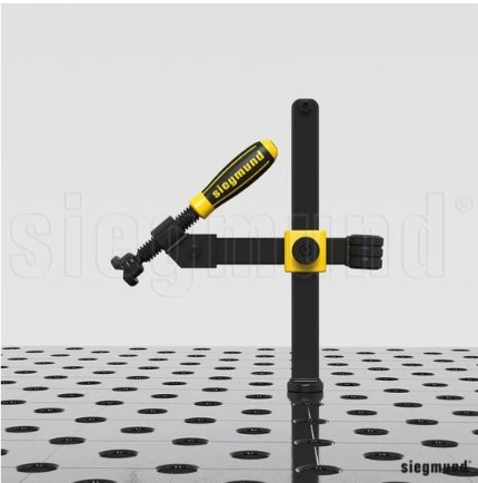 45° Adapter for 2-280610.N Screw Clamp (Burnished) - Weldready