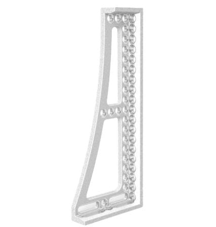 500 GK Left Stop and Clamping Square (Aluminum/Titanium) - Weldready