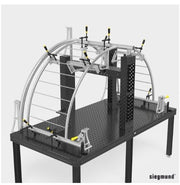 500 GK Left Stop and Clamping Square (Aluminum/Titanium) - Weldready