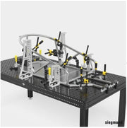500 GK Right Stop and Clamping Square (Aluminum/Titanium) - Weldready