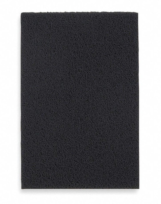 6" x 9" Black Fine Silicon Carbide Non-Woven Industrial Hand Pad - Weldready