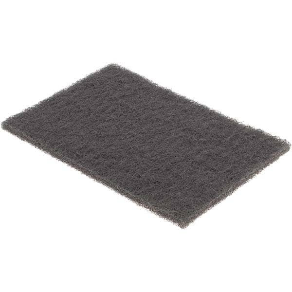 6" x 9" Gray Ultra Fine Silicon Carbide Non-Woven Industrial Hand Pad - Weldready