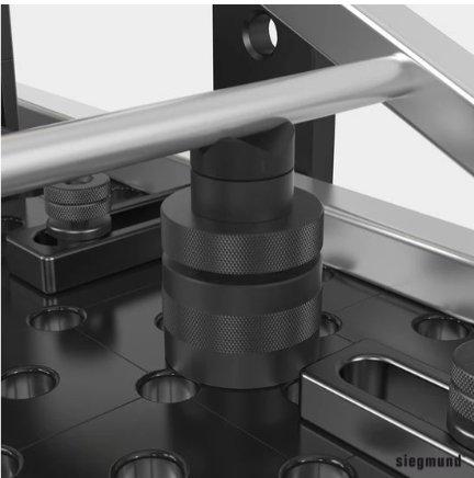 80mm Ø Screw Support (Burnished) - Weldready