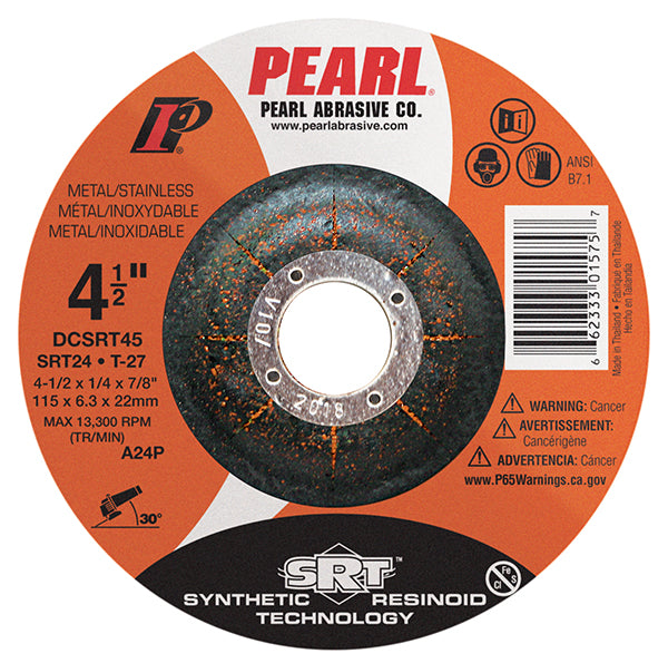 Pearl Depressed Center SRT Wheels Grinding Disc