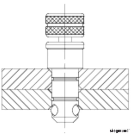 Bague d'espacement pour boulons de serrage (brunie)