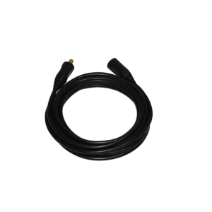 black 20 foot extension cable for ground clamp of cougartron inox fury 200 weld cleaner