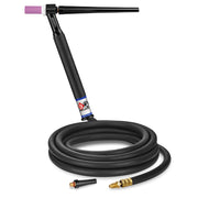 CK Worldwide 9 Rigid Head TIG Torch with 12.5 foot rubber power cable