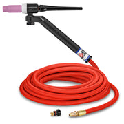 CK Worldwide FL150 Flex Loc TIG Torch with swivel head and 25 foot superflex power cable